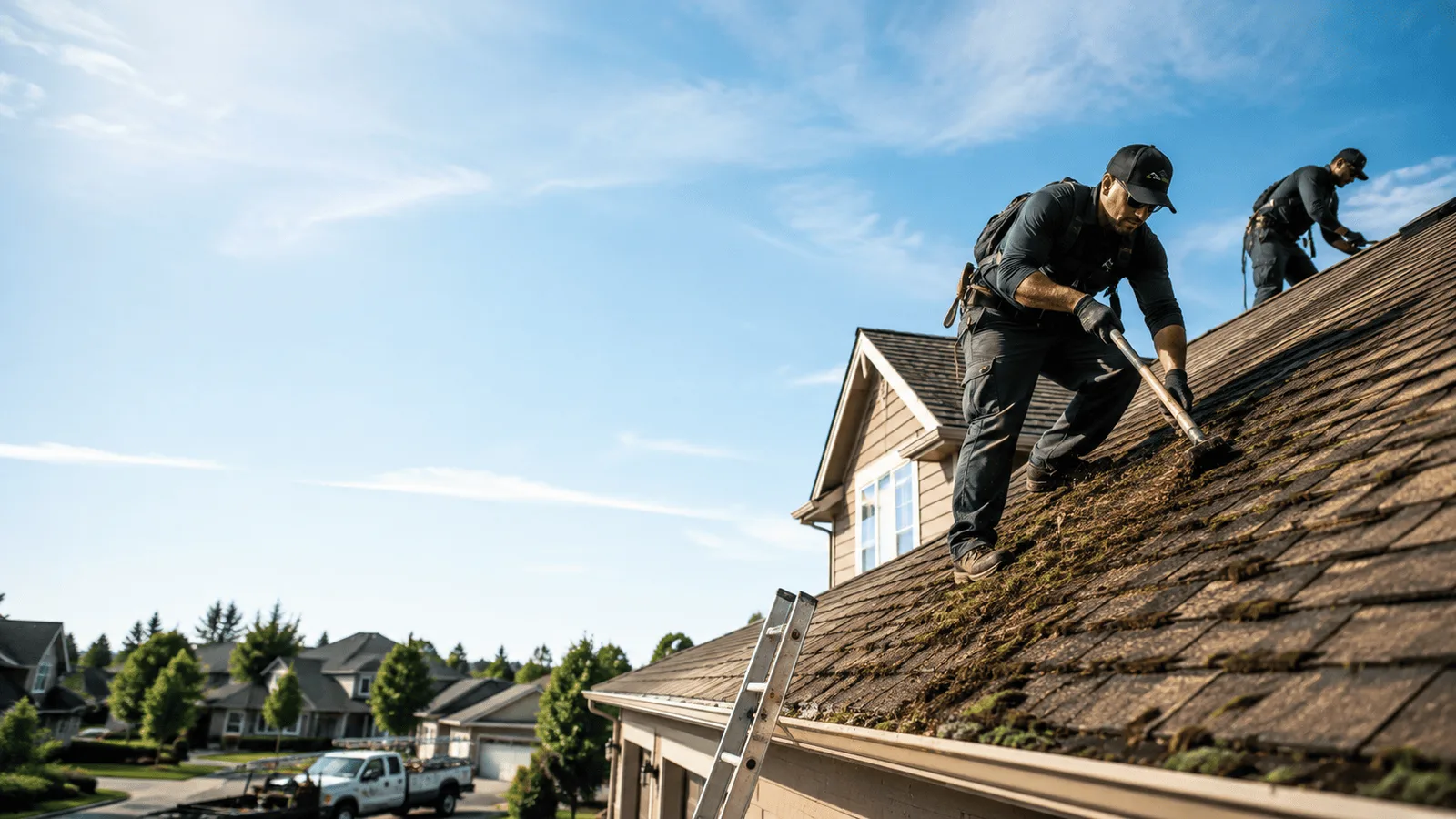 Roof Moss Removal in Sheridan, TX near me